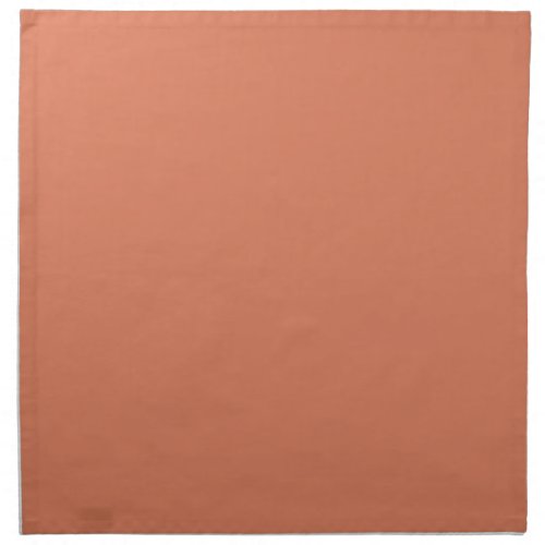 Dark Peach solid color  Cloth Napkin