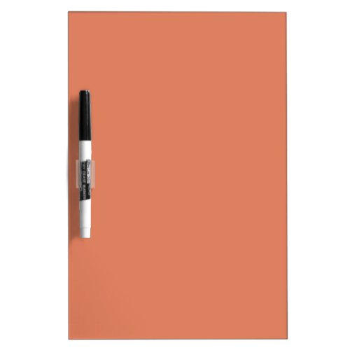 Dark Peach solid color  Dry Erase Board