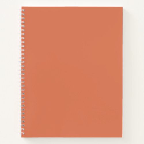 Dark Peach solid color  Notebook