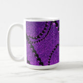 Dark Pearls with Purple Metallic Fleck Coffee Mug (Left)