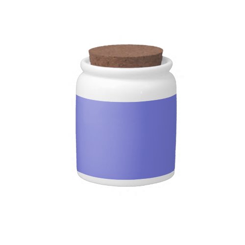 Dark Periwinkle Purple Candy Jar