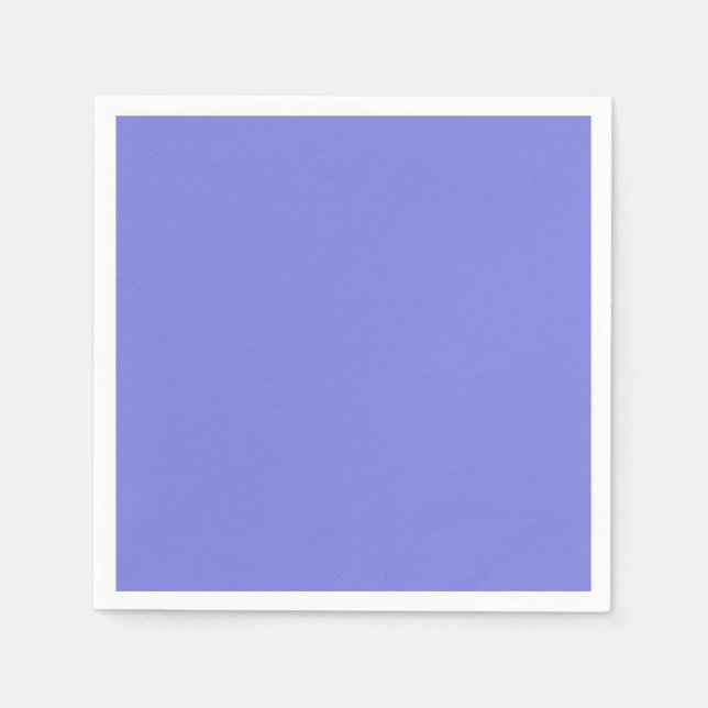 Dark Periwinkle Purple  Napkins (Front)
