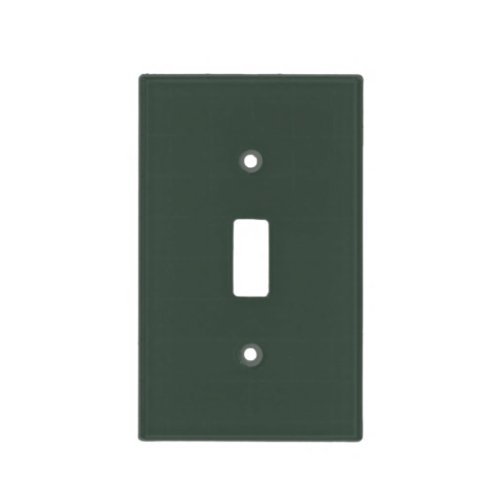 Dark Pewter Green Gray Solid Color SW 0041 Light Switch Cover