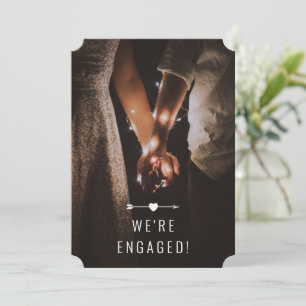 Dark Photo Engagement Announcement Card Bttm