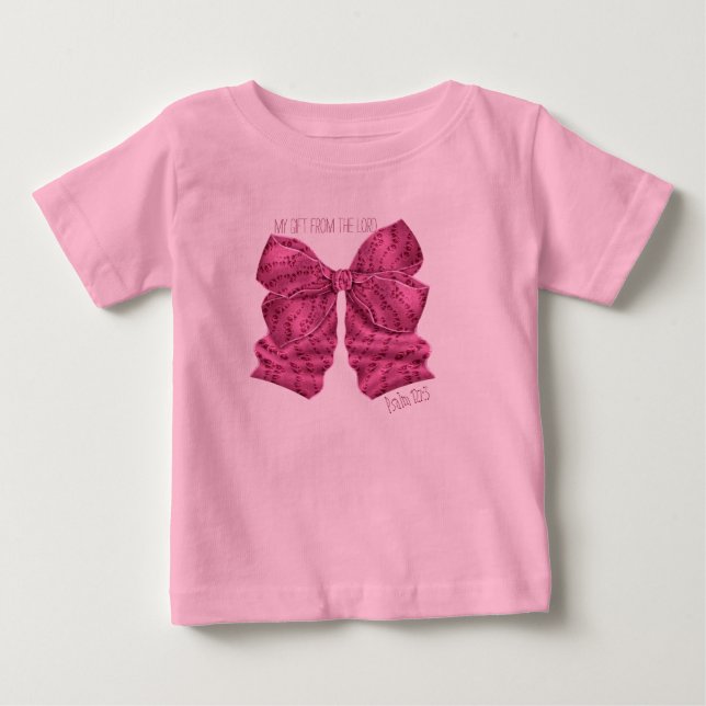 Dark Pink Bow Tutu Bodysuit (Front)