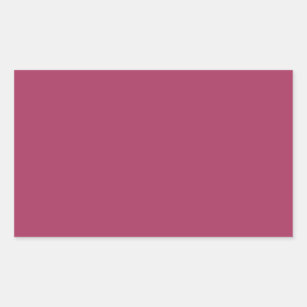 Solid Dark Pink Color Stickers Zazzle Dark Pink Color 1 Rectangular Sticker