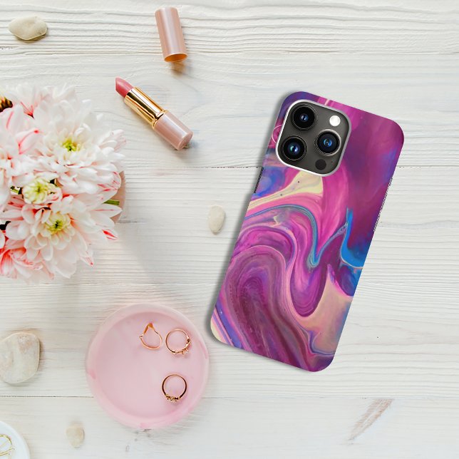 Dark pink color waves iphone cases (Dark pink color waves iphone cases)