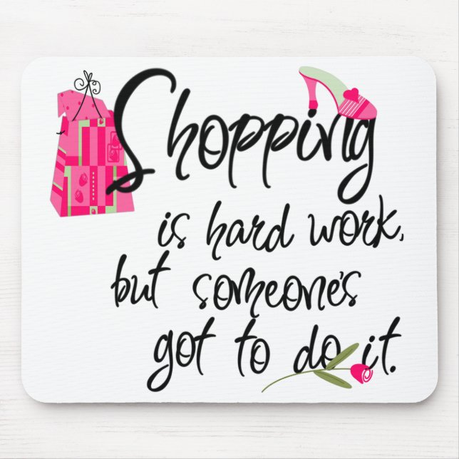 Dark Pink Fashion Mousepad (Front)