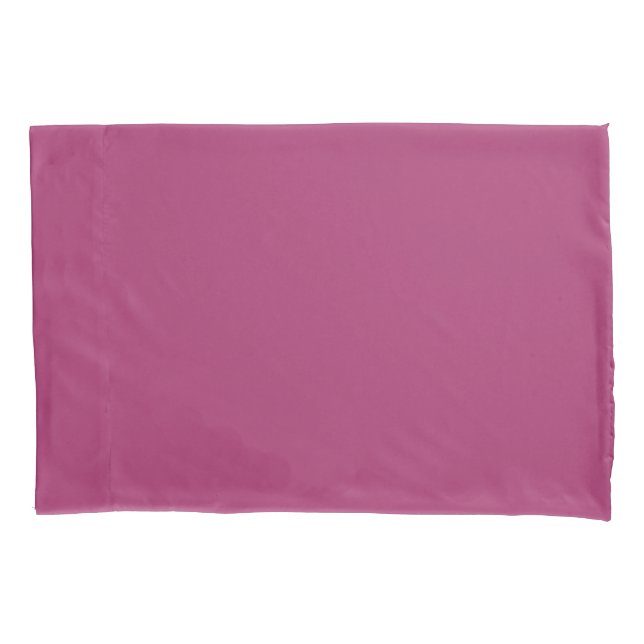 Dark Pink  Pillow Case (Front)