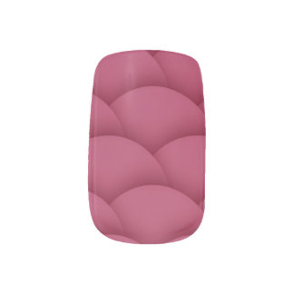 • Dark Pink Rose Petals Elegant Floral Minx Nail Art