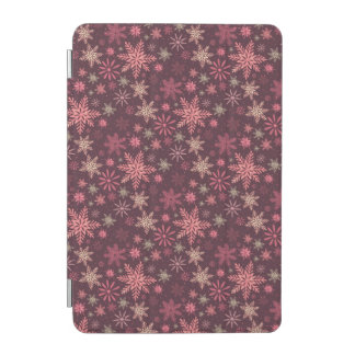 Dark Pink Snowflakes iPad Smart Cover Accessory
