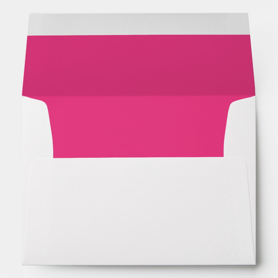 Dark Pink Trim - Envelope | Zazzle