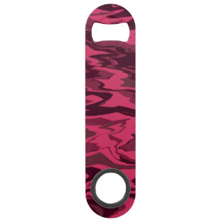 Dark Pink Wavy Liquid Pattern Bar Key
