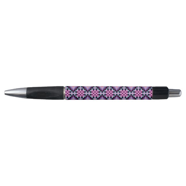 Dark Pixel Pattern Pen (Front)