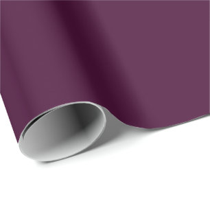 Dark Plum color Wrapping Paper