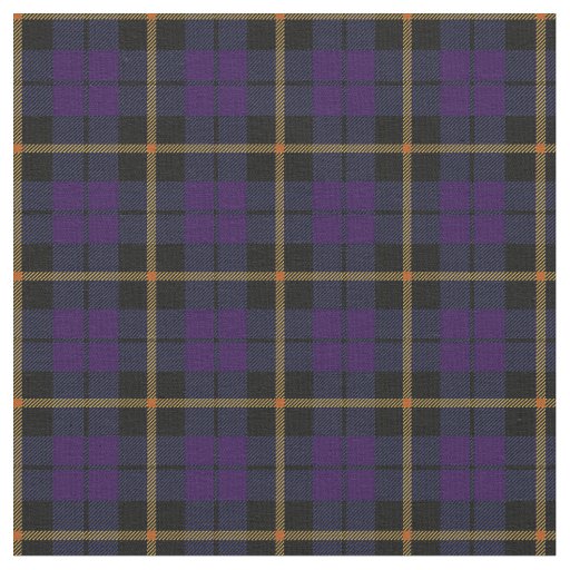 Dark plum purple black yellow stripe plaid print2 fabric