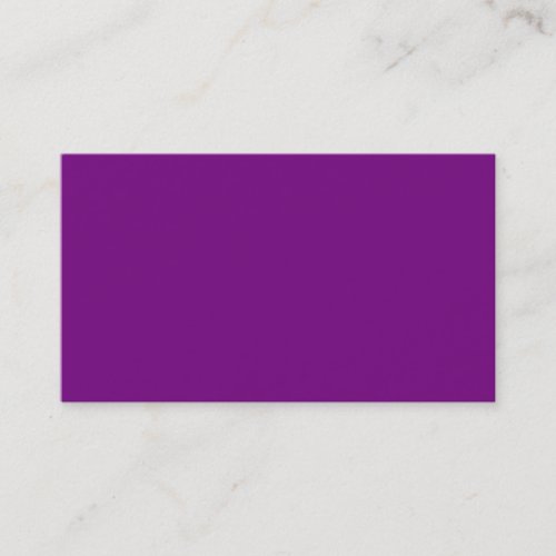 Dark Plum Purple Business Card