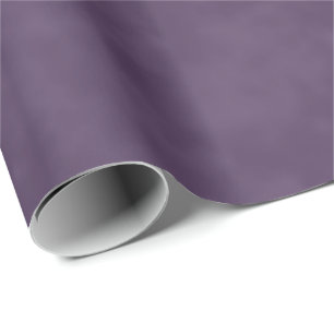 Dark Plum Purple Wrapping Paper