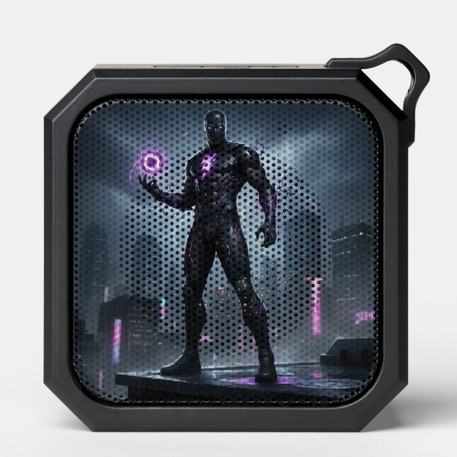 DARK POWER CORE: Sci-Fi Gamer Portable Speaker (Front)