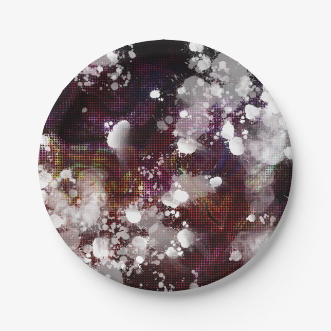 Dark Preparation Paper Plates (Front)