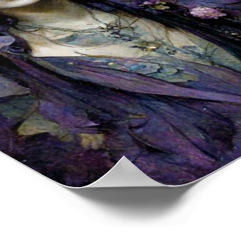 Dark Princess Goth Gothic Fantasy Art Poster | Zazzle