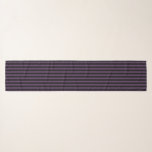 Dark purple and black stripes scarf<br><div class="desc">Dark purple and black stripes</div>