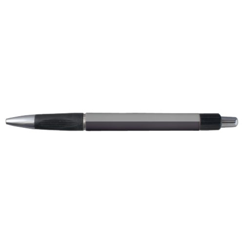 Dark Purple and Grey Simple Extra Wide Stripes Pen