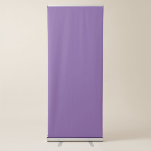 Dark Purple Best Vertical Retractable Banner