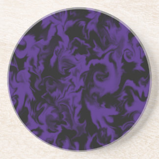 Dark Purple & Black mixed color coaster