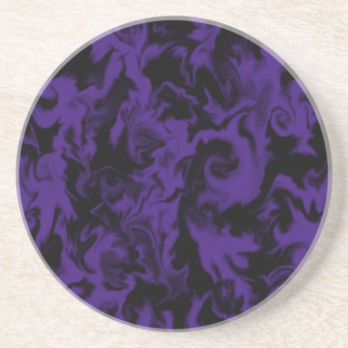 Dark Purple  Black mixed color coaster