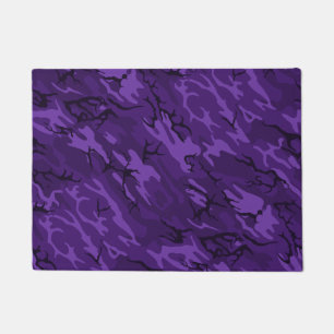 Dark Purple Camo Doormat