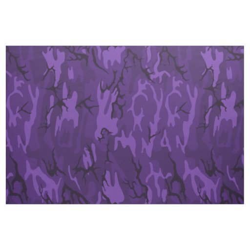 Dark Purple Camo Fabric