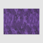 Dark Purple Camo Tissue Paper