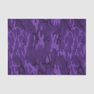 Dark Purple Camo Tissue Paper