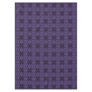Dark Purple Colored Retro Pattern Tablecloth
