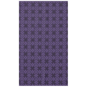 Dark Purple Colored Retro Pattern Tablecloth