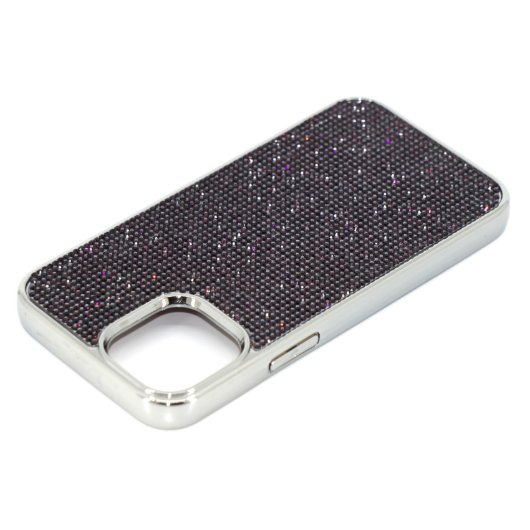 Dark Purple Crystal iPhone 12 Pro Max Case (Front)