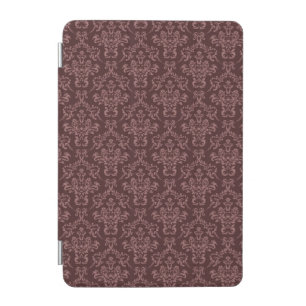 Dark Purple Damask Pattern iPad Mini Cover