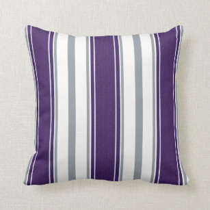 Vertical Purple Stripe Pillows Decorative Throw Pillows Zazzle