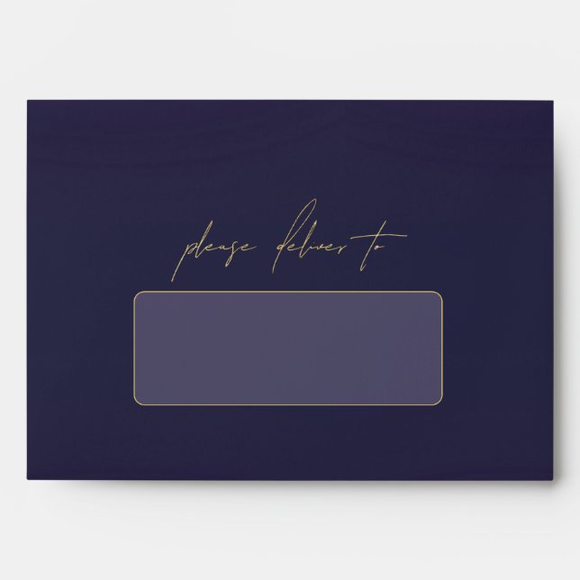 Dark Purple Envelopes A7 for 5x7 Cards (Front)