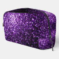 Dark purple faux glitter sparkles