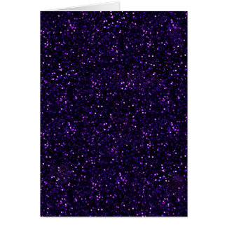 Dark Purple Glitter Print Cards