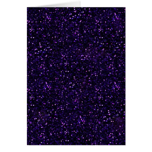 Dark Purple Glitter Print Cards (Front)