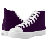 Dark Purple High-Top Sneakers