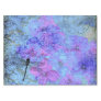 Dark Purple Hydrangea Dragonfly Postmark Decoupage Tissue Paper