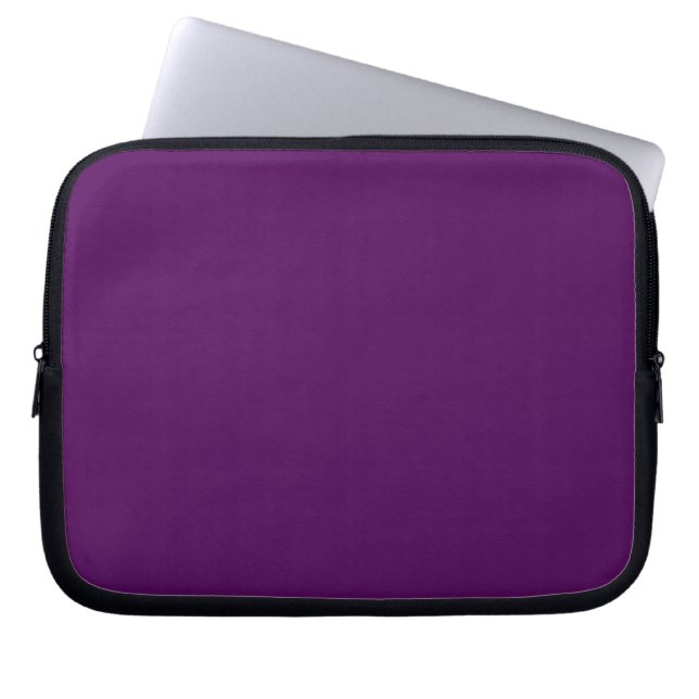 Dark Purple Laptop Sleeve (Front)