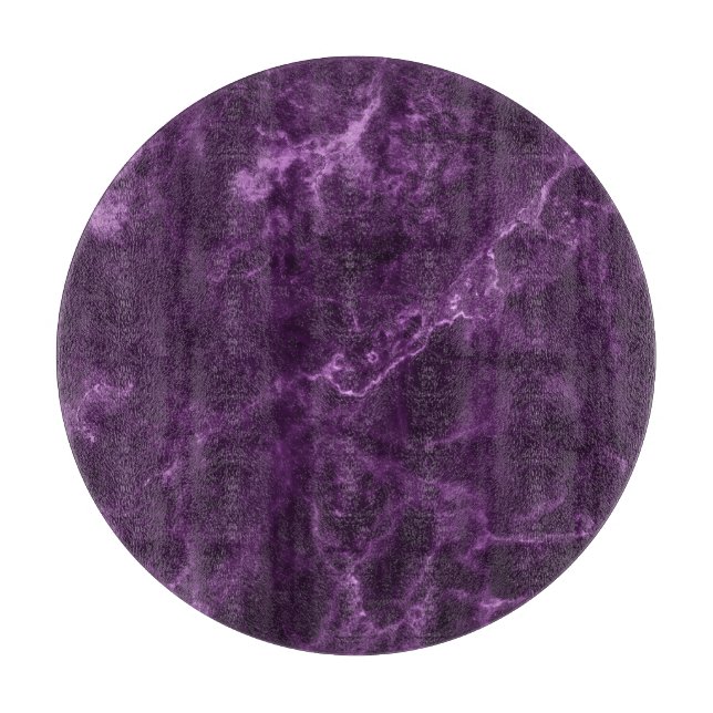 Dark purple marble: luxurious texture. cutting board (Front)