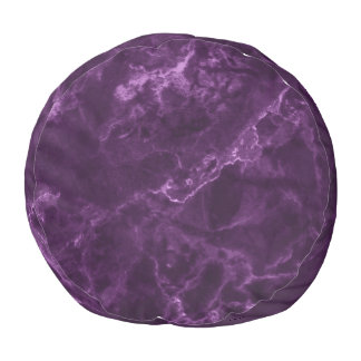 Dark purple marble: luxurious texture. pouf