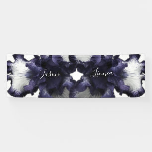 Dark Purple Minimalist Radiant Diaphanous Modern Banner