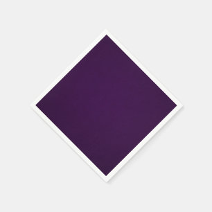 Dark purple napkins